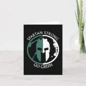Spartan Strong Go Green spartankrijger Kaart (Voorkant)