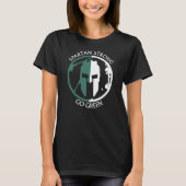 Spartan Strong Go Green spartankrijger T-shirt (Voorkant)