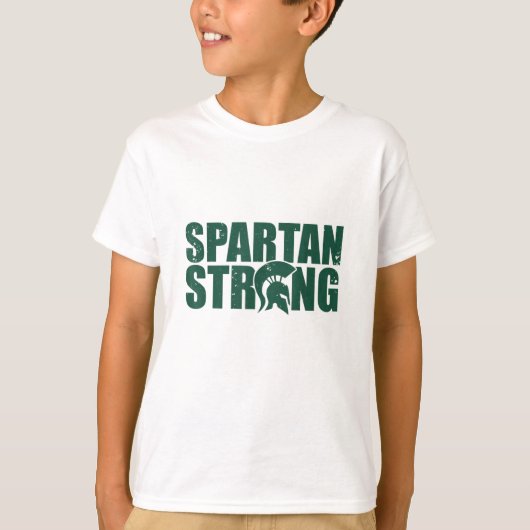 Spartan Strong, trainingscursus gym T-shirt (Voorkant)