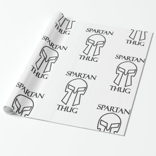 Spartan Thug - Glanzend omslagpapier, 30 x 6 inch Cadeaupapier