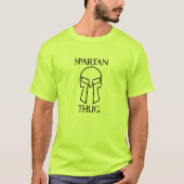 Spartan Thug - Mannen Basic T-Shirt (Voorkant)