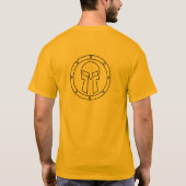Spartan Thug - Mannen Basic T-Shirt (Achterkant)