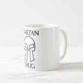 Spartan Thug - Witte 11 oz Klassieke Mok (Voorkant rechts)