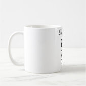 Spartan Thug - Witte 11 oz Klassieke Mok (Links)