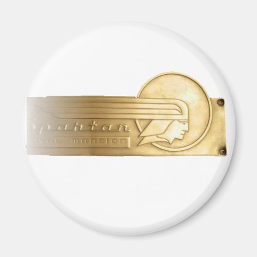 Spartan trailer  logo magneet (Voorkant)