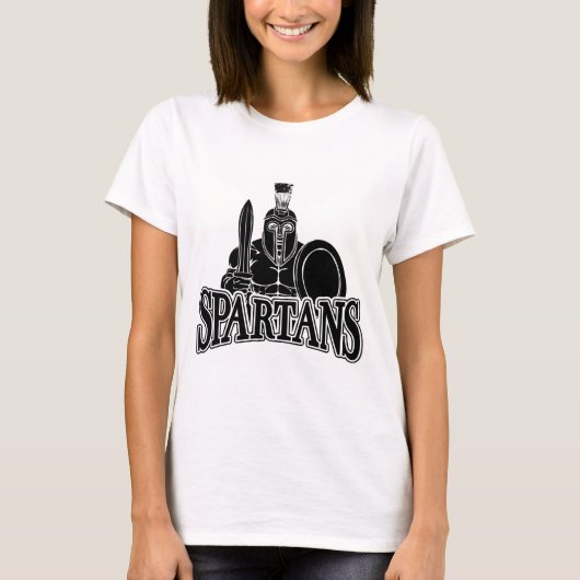 Spartan Trojan Sports Mascot T-shirt (Voorkant)