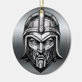 Spartan Valor: Metallic Warrior-Ornament Keramisch Ornament (Links)