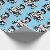 Spartan warrior cadeaupapier (Hoek)