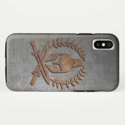 Spartan Warrior Case-Mate iPhone Case (Achterkant (horizontaal))