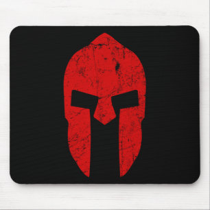 Spartan Warrior Helm Gym Motivatie Sparta Ancie Muismat