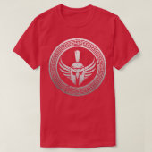 Spartan Warrior Helm T-shirt (Design voorkant)
