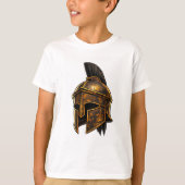 Spartan Warrior Helmet T-Shirt (Voorkant)