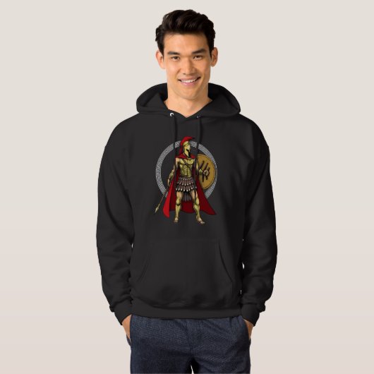 Spartan Warrior Hoodie (Voorkant volledig)