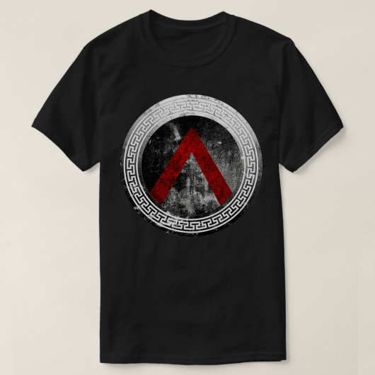 Spartan Warrior Lambda Shield 1 T-shirt (Design voorkant)