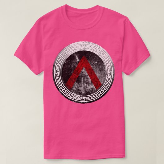 Spartan Warrior Lambda Shield T-shirt (Design voorkant)