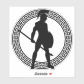 Spartan Warrior Laptop sticker (Vel)