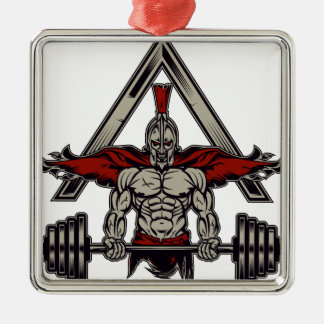Spartan Warrior Metalen Ornament