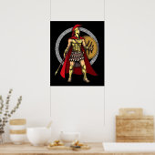Spartan Warrior Poster (Keuken)
