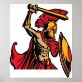 Spartan Warrior Poster (Voorkant)