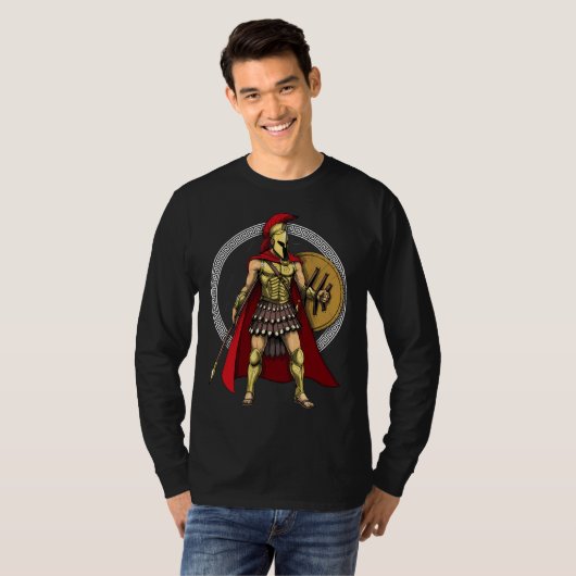 Spartan Warrior T-shirt (Voorkant volledig)