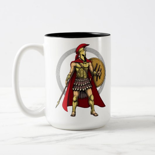 Spartan Warrior Tweekleurige Koffiemok (Links)