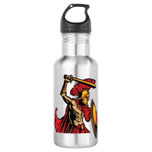 Spartan Warrior Water Fles (Voorkant)
