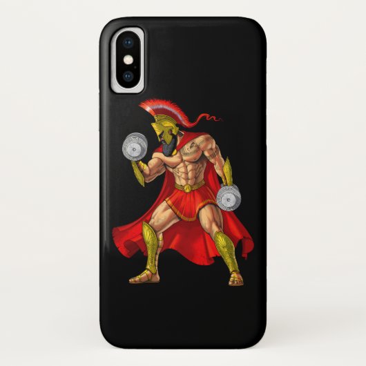 Spartan Warrior Weightlifting Case-Mate iPhone Case (Achterkant)