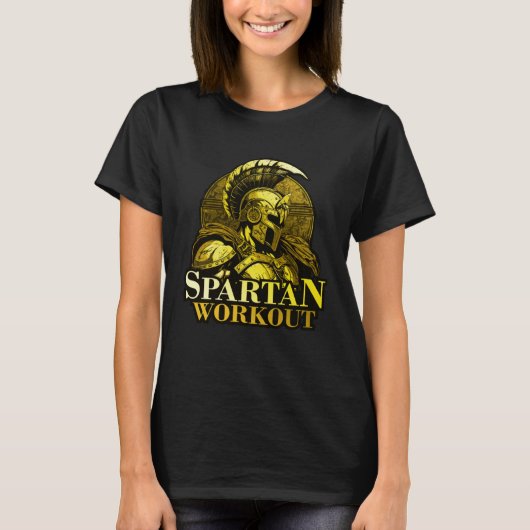 Spartan Workout Greek Gladiator Gym Sparta Mytholo T-shirt (Voorkant)