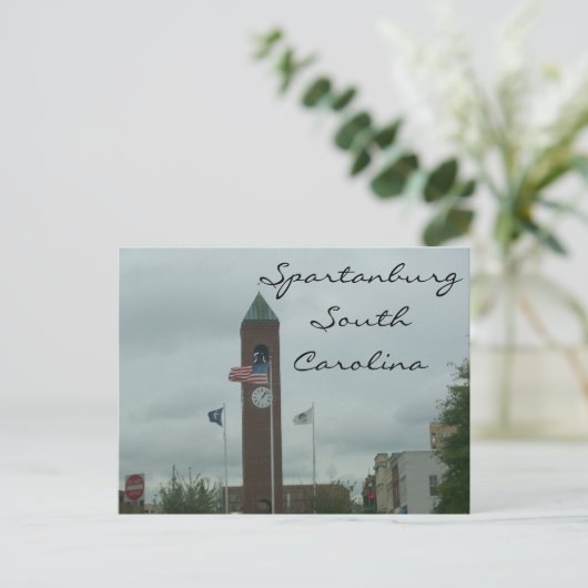 Spartanburg, SC Briefkaart (Staand voorkant)