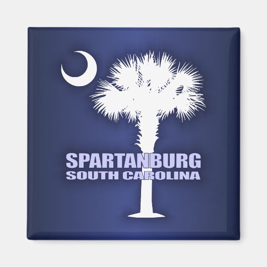 Spartanburg SC (P&C) Magneet (Voorkant)