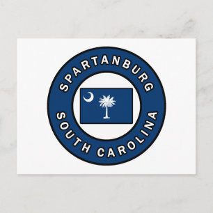 Spartanburg South Carolina Briefkaart