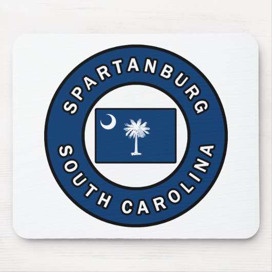 Spartanburg South Carolina Muismat (Voorkant)