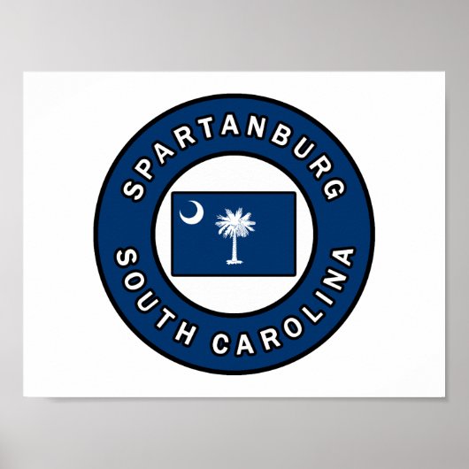 Spartanburg South Carolina Poster (Voorkant)