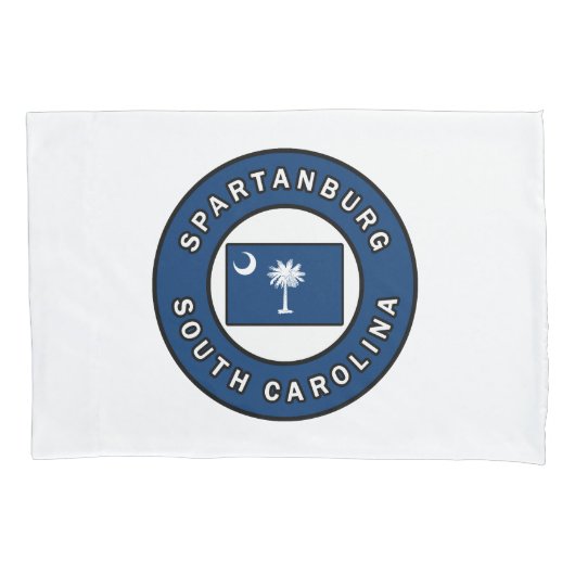 Spartanburg Zuid-Carolina Kussensloop (Voorkant)