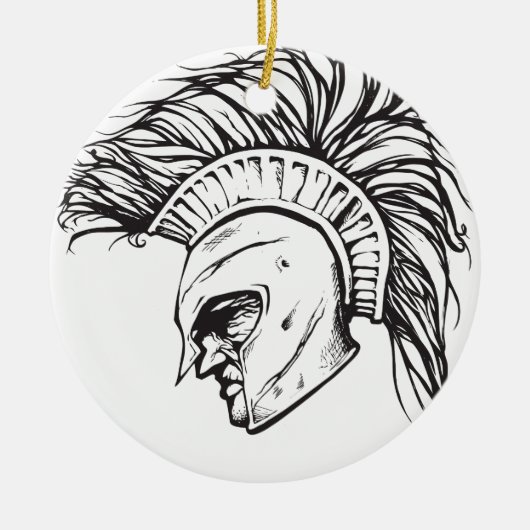 Spartans Keramisch Ornament (Voorkant)