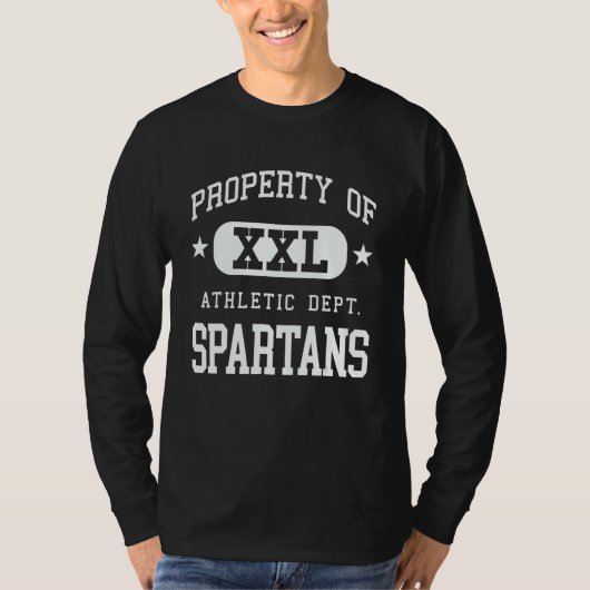 Spartans XXL Athletic School Property T-shirt (Voorkant)