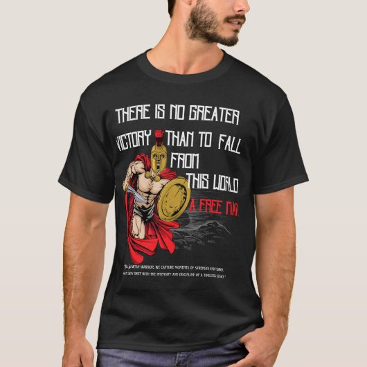 SPARTANSE krijger T-shirt (Voorkant)