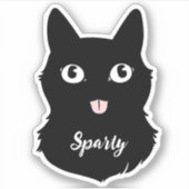 Sparty-sticker Sticker (Voorkant)