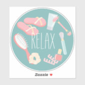 SPA's RELAX-rond Sticker (Vel)