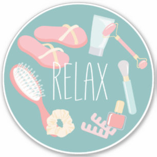 SPA's RELAX-rond Sticker