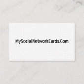 Spasmodische dysfonie, een neurologisch voca... Bu Visitekaartje (Achterkant)