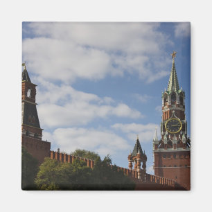 Spasskaja-toren op het Rode Plein, Moskou, Rusland Magneet