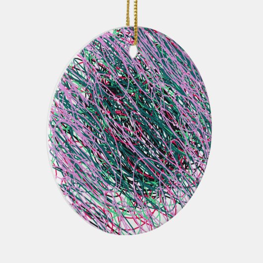 Spastic Yarn Keramisch Ornament (Rechts)