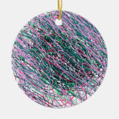 Spastic Yarn Keramisch Ornament (Voorkant)