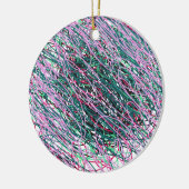 Spastic Yarn Keramisch Ornament (Links)