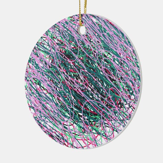 Spastic Yarn Keramisch Ornament (Links)