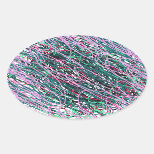 Spastic Yarn Ovale Sticker