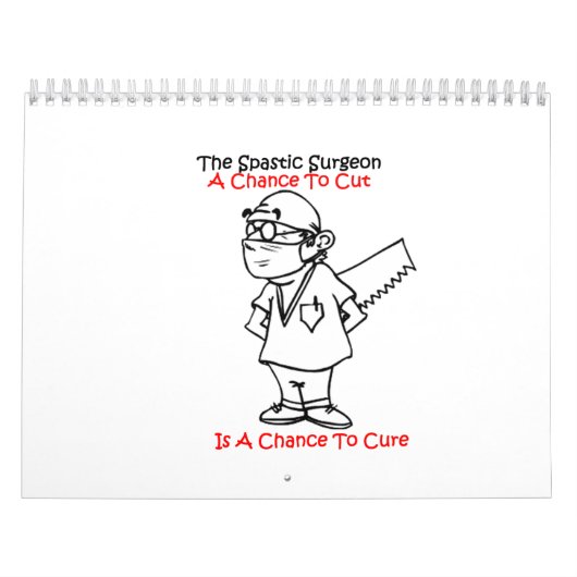 Spastische chirurgische agenda kalender (Hoes)