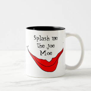 Spat me de joe Moe koffiemok Tweekleurige Koffiemok