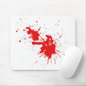 Spat mousepad met verf muismat (Met muis)